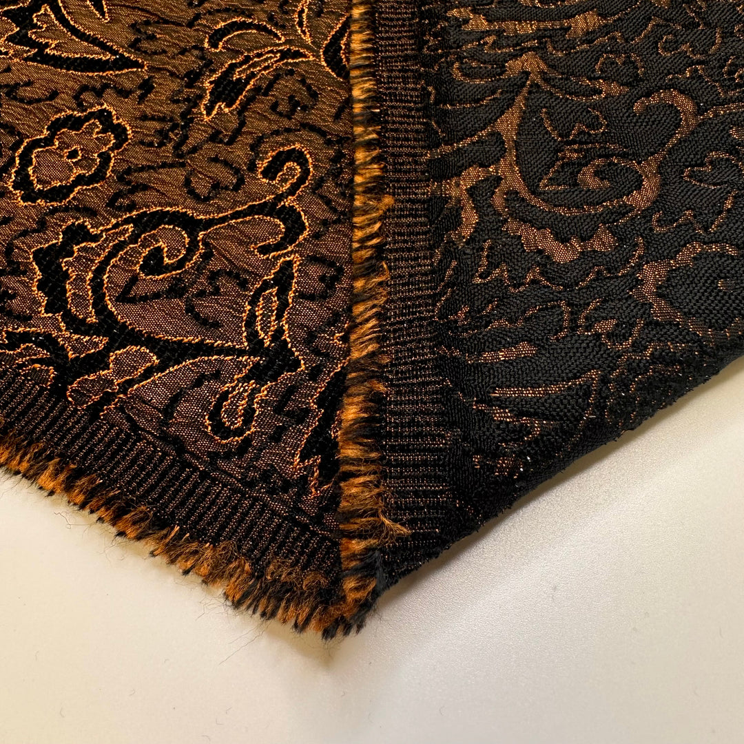 UB - Leave A Penny Take A Penny - Polyester Blend Woven - Black/Brown Floral - 3M Bundle