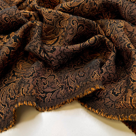UB - Leave A Penny Take A Penny - Polyester Blend Woven - Black/Brown Floral - 3M Bundle