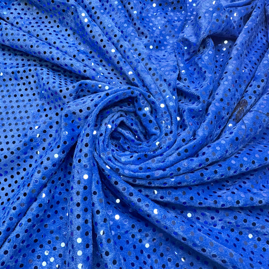 UB - Discotheque - Glitter Polyester Blend Knit - Blue - 2.1M Bundle