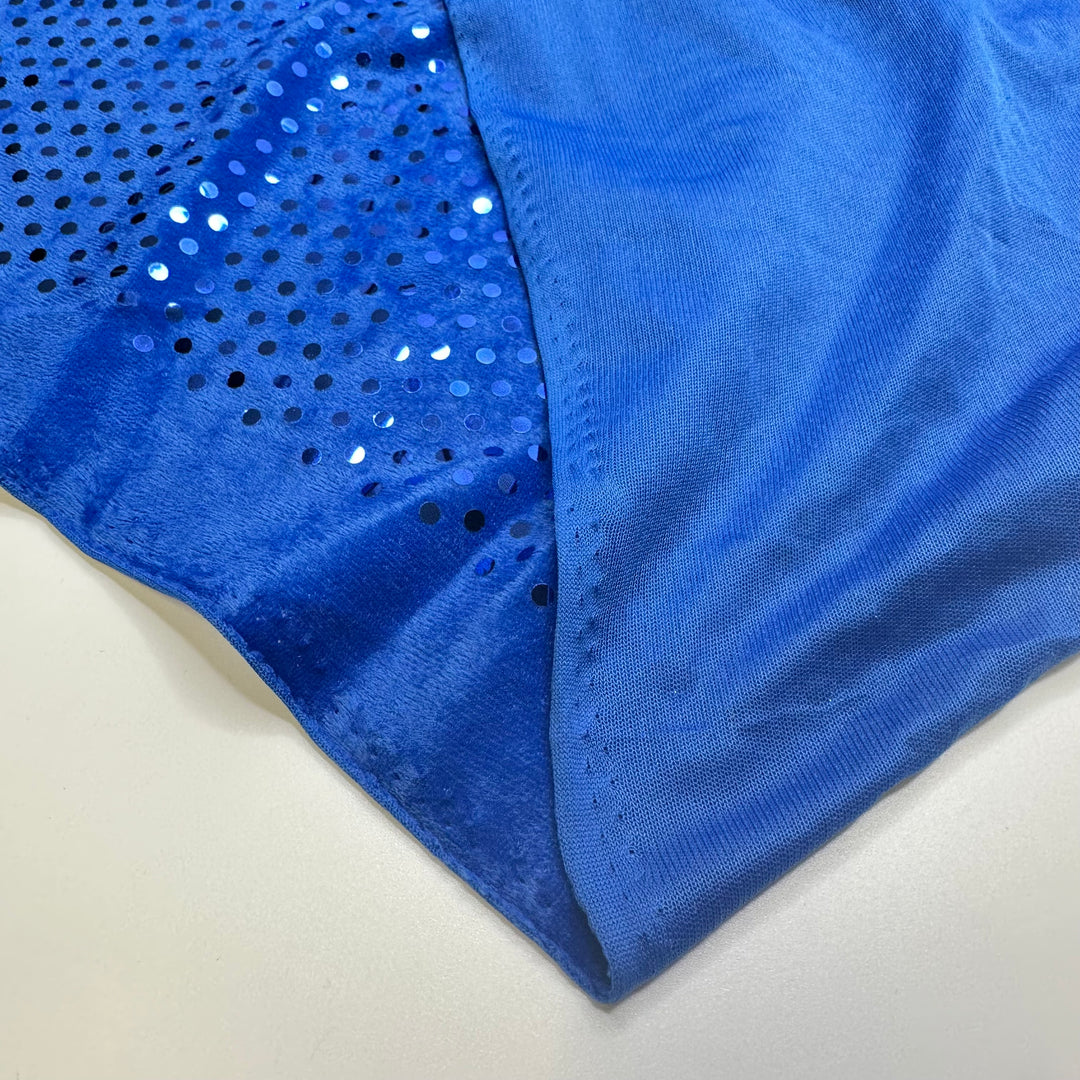 UB - Discotheque - Glitter Polyester Blend Knit - Blue - 2.1M Bundle
