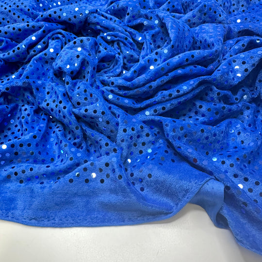 UB - Discotheque - Glitter Polyester Blend Knit - Blue - 2.1M Bundle