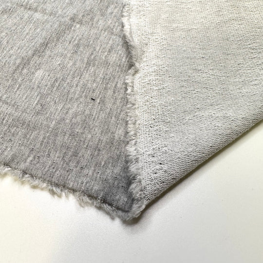 Rabbit Pose - French Terry Cotton/Bamboo Knit - Light Grey - 1.65M Bundle