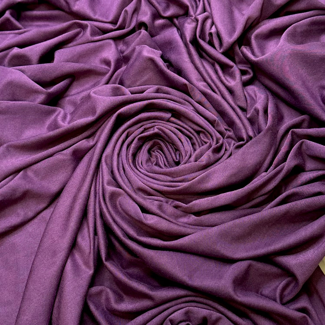 Eight Point Pose - Jersey Bamboo Blend Knit - Purple - Bundles