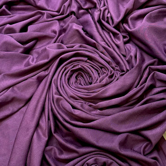 Eight Point Pose - Jersey Bamboo Blend Knit - Purple - Bundles