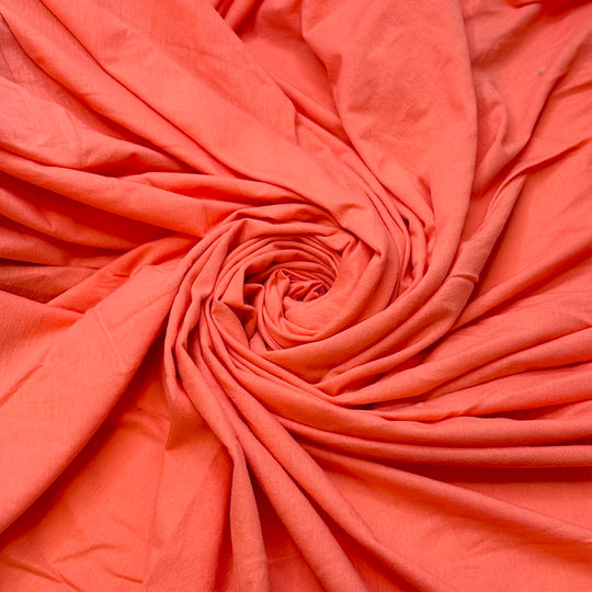 Half Bow Pose - Cotton/Bamboo Knit - Light Coral - 2.35M Bundle