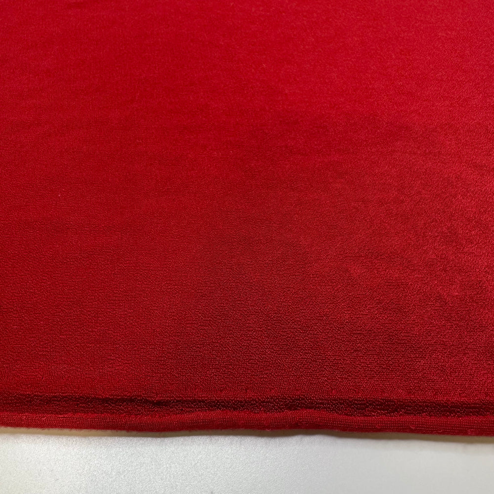 Warrior Pose - Polyester Blend Knit - Dark Red - 1M Bundle