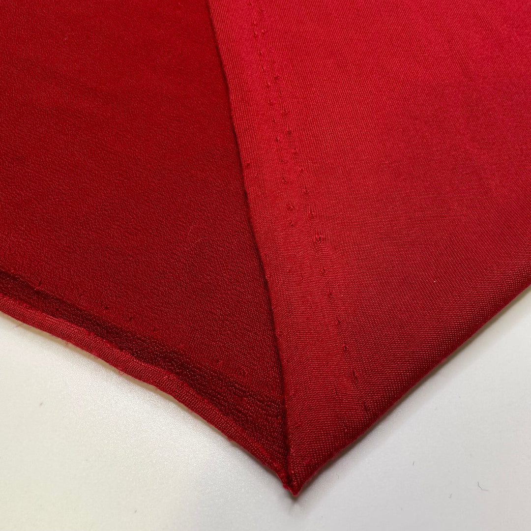 Warrior Pose - Polyester Blend Knit - Dark Red - 1M Bundle