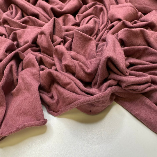 Side Plank - Jersey Cotton/Bamboo Knit - Dark Pink - 0.85M Bundle