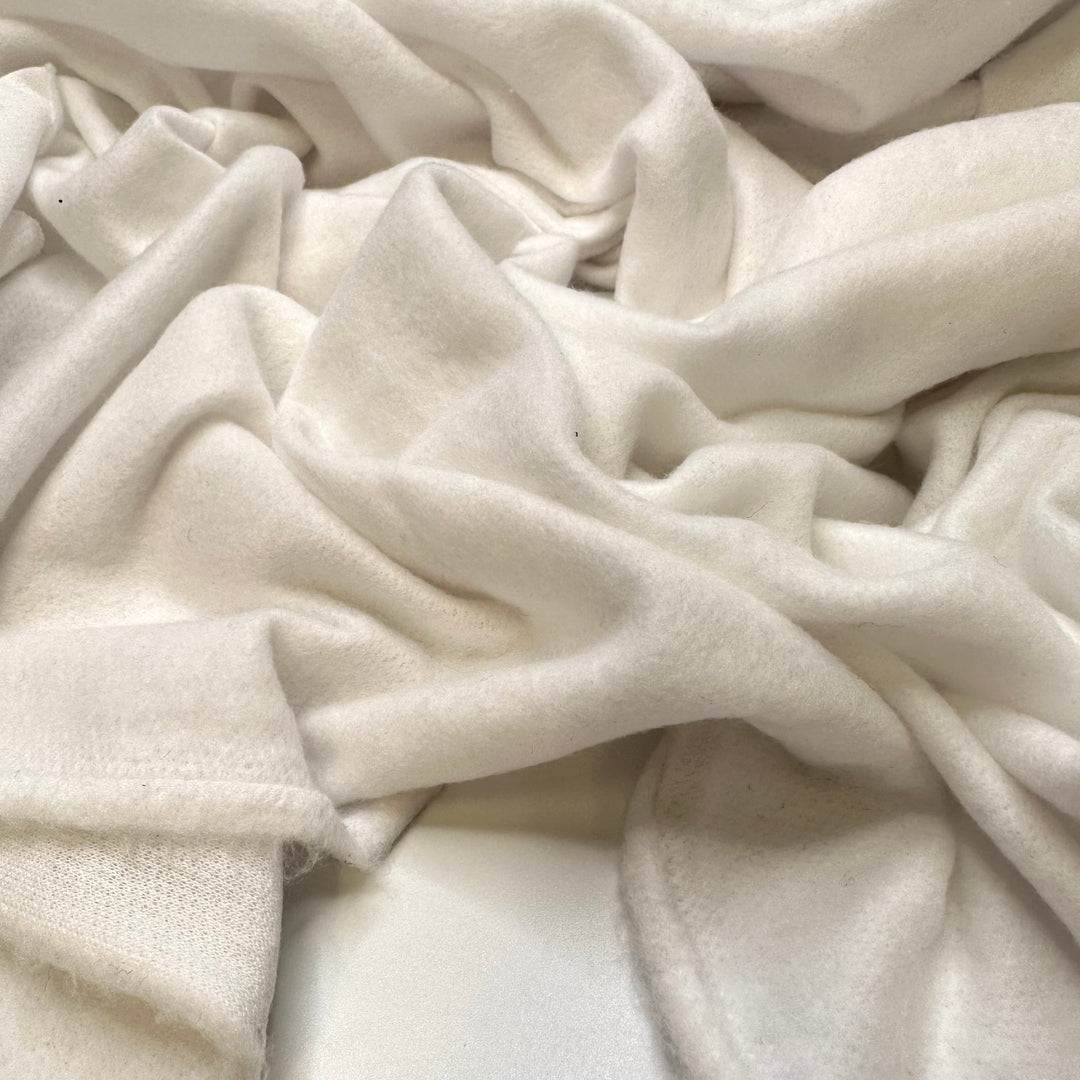 Rabbit Pose - Poly/Cotton Knit - White - 1.2M Bundle
