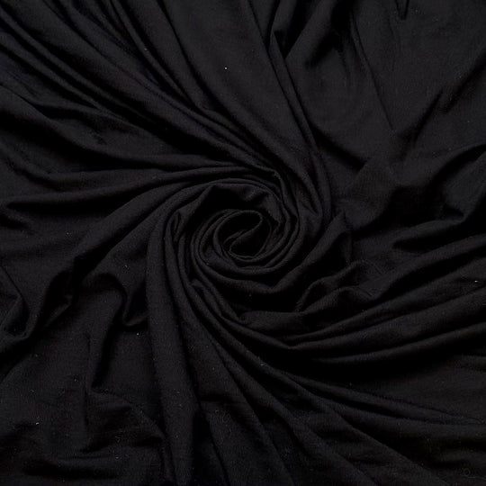 Inverted Staff Pose - Jersey Cotton/Bamboo Knit - Black - 2M Bundle