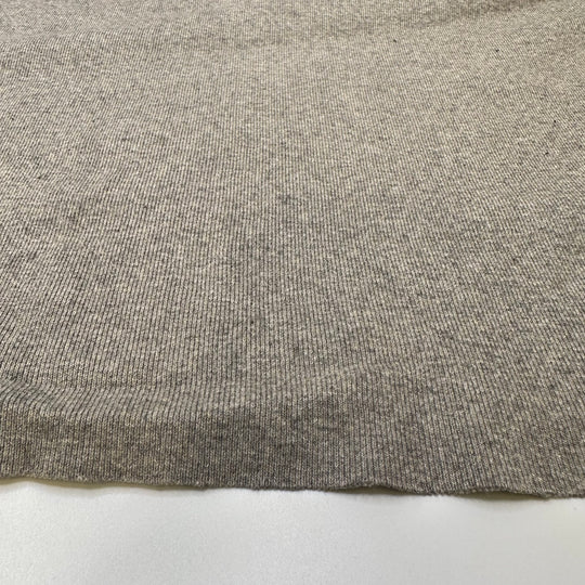 Sitting In Front Of The Fan - Tubular Rib Knit Cotton Blend Knit - Grey - 2M Bundle