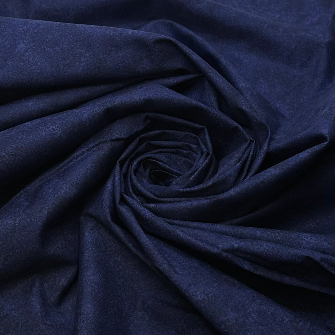 Eating Fresh Blueberries - Cotton Woven - Dark Blue - 2M Bundle
