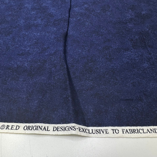 Eating Fresh Blueberries - Cotton Woven - Dark Blue - 2M Bundle