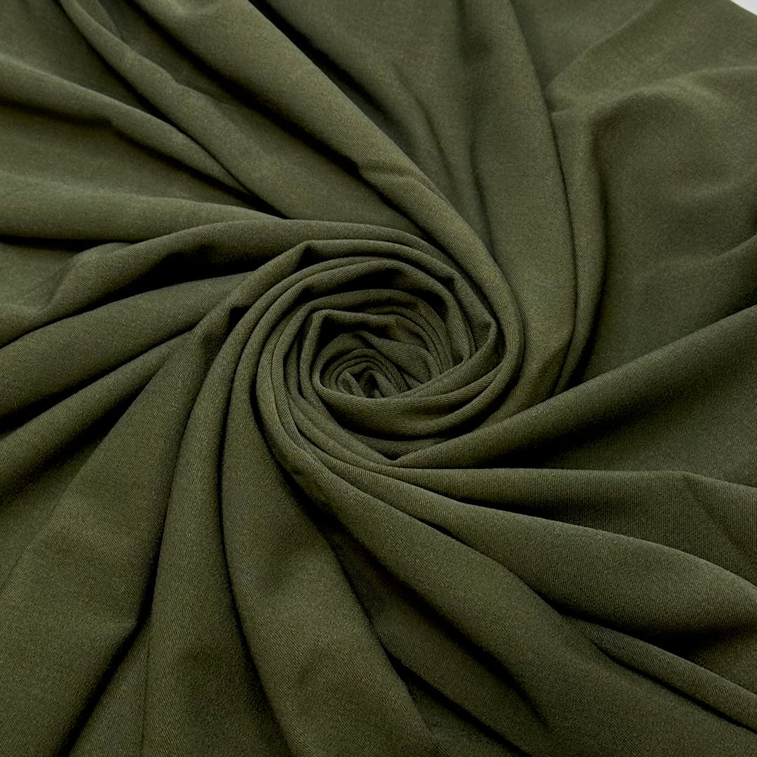 Going On A Short Hike - Polyester Blend Woven - Dark Green - 2M Bundle