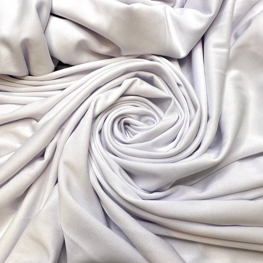 Running Through A Sprinkler - Polyester Blend Knit - White - 3.8M Bundle