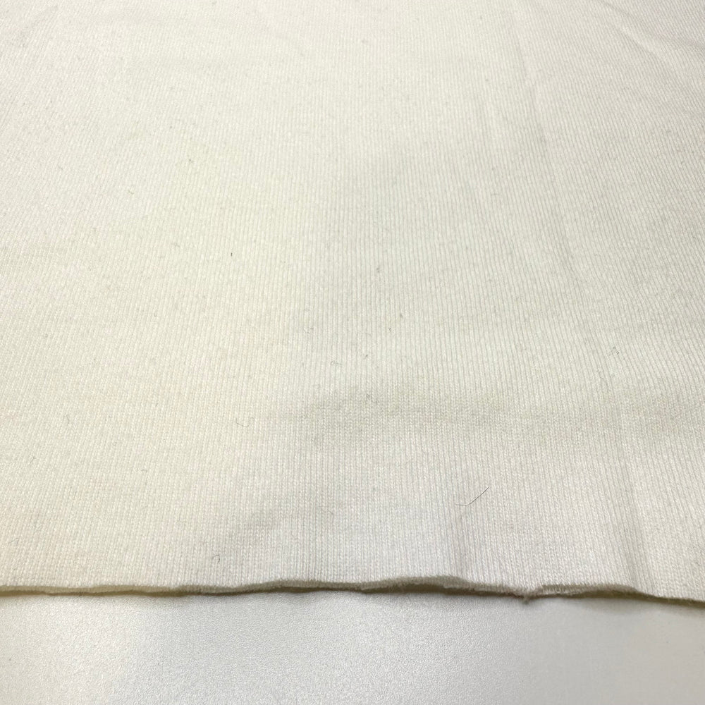 A Cool Breeze - Tubular Rib Knit Cotton Blend Knit - White - 1M Bundle