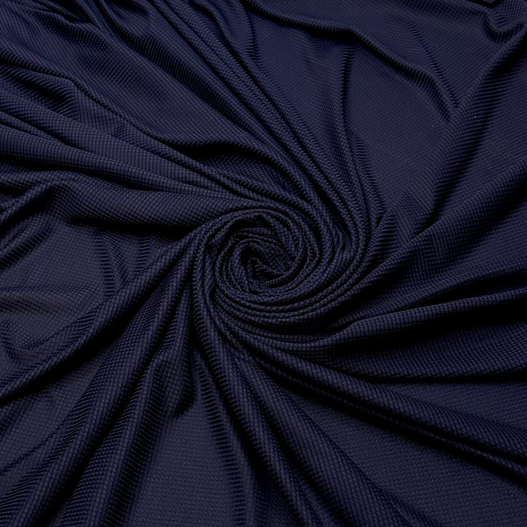Paying Off A Debt - Polyester Blend Knit - Navy - Bundles