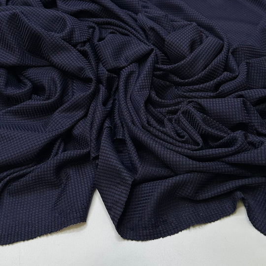 Paying Off A Debt - Polyester Blend Knit - Navy - Bundles