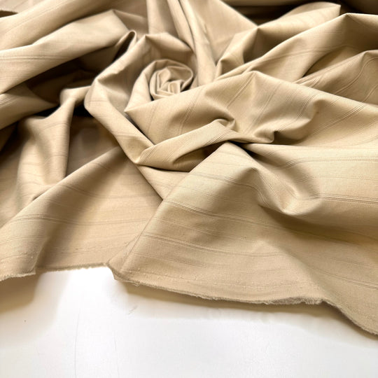 Getting Organized - Cotton Blend Woven - Light Beige Stripes - Bundles
