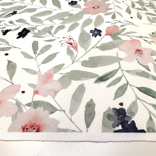 Blanket Fresh Out The Dryer - Poly/Spandex Knit - White Multi Floral - Bundles