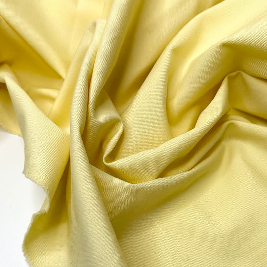 Canvas Summer - Poly/Cotton Woven - Light Yellow - 0.9M Bundle