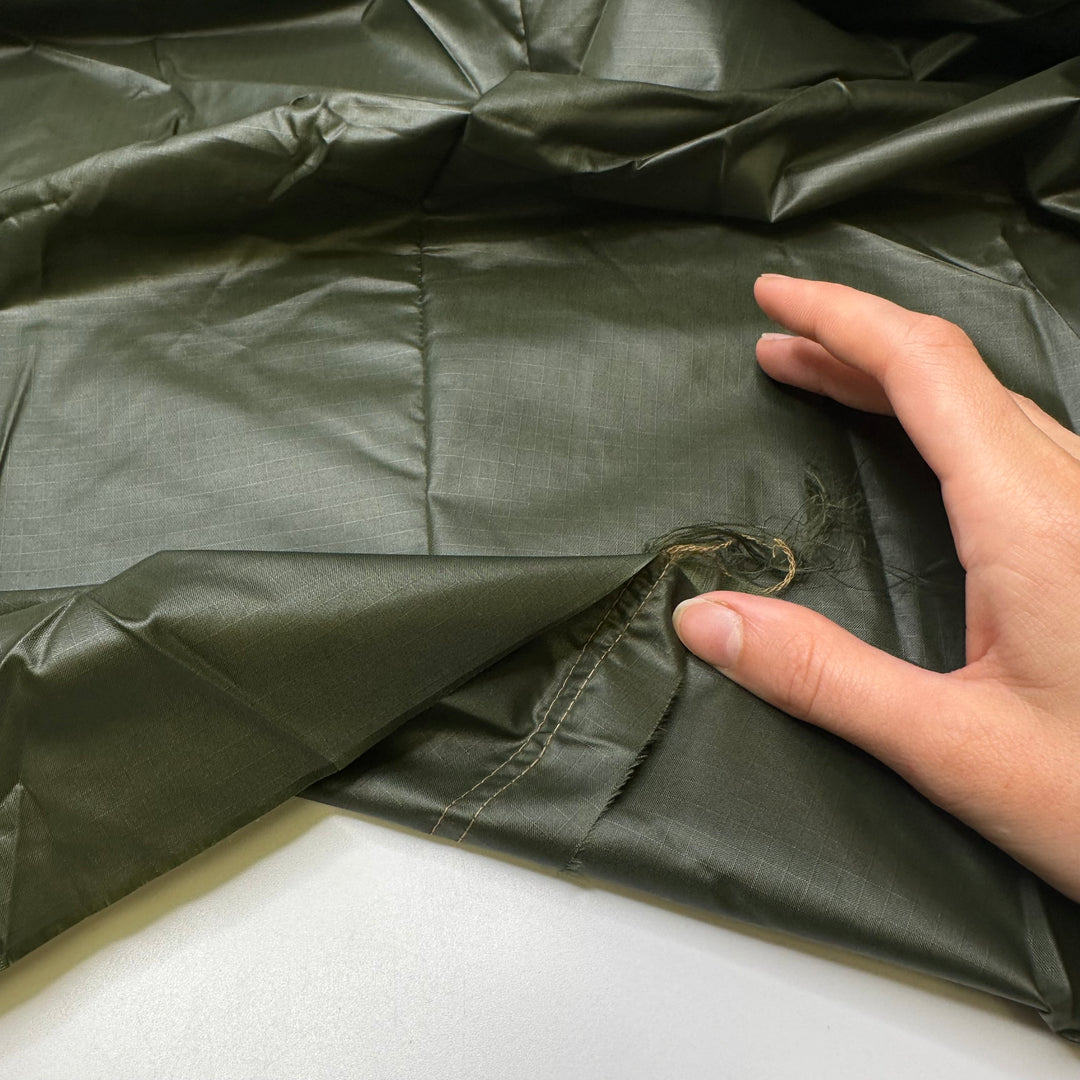 Hiking Bucket List - Rip Stop Poly Woven - Dark Green - 2.2M Bundle