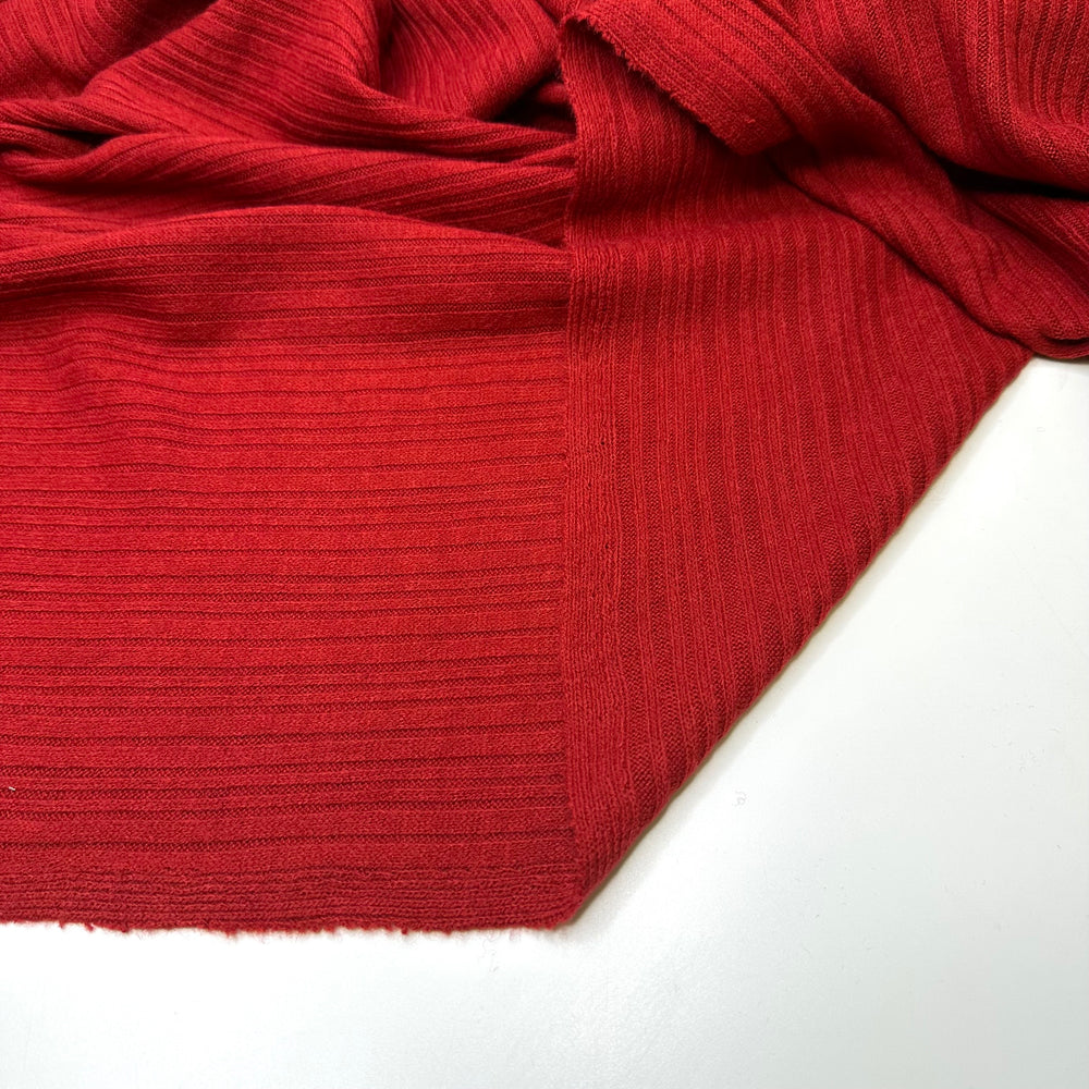 Love My Red Sweater - Rib Knit Acrylic Blend Knit - Red - Bundles