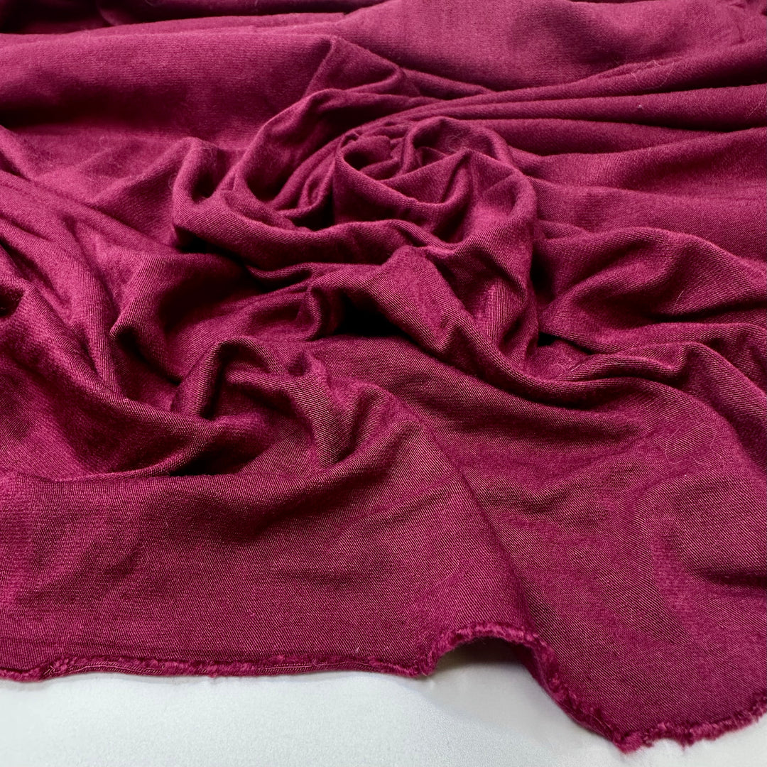 Its Grape To Be Here - Jersey Cotton Knit - Burgundy/Purple - 0.75M Bundle