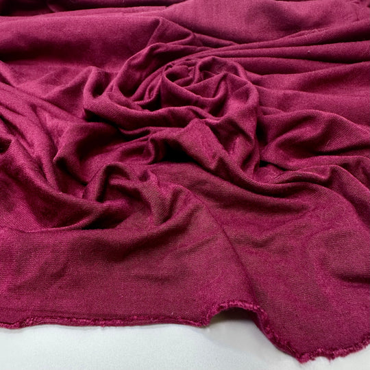 Its Grape To Be Here - Jersey Cotton Knit - Burgundy/Purple - 0.75M Bundle