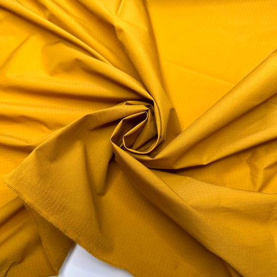 Vying For Gold - Water Resistant Ripstop Nylon Woven - Gold - 1.4M Bundle