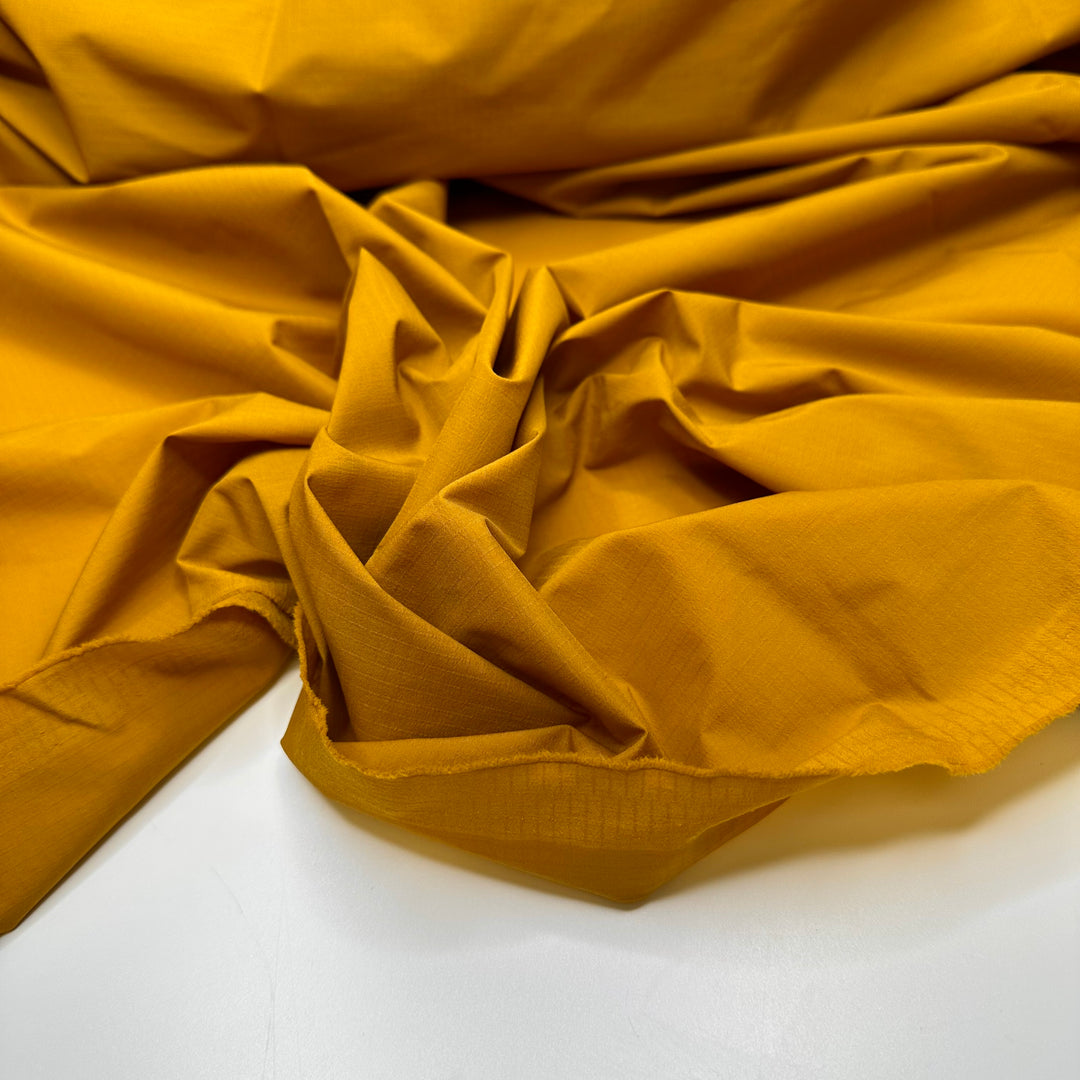 Vying For Gold - Water Resistant Ripstop Nylon Woven - Gold - 1.4M Bundle