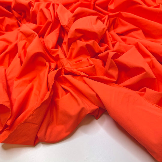 Late Sunsets - Water Resistant Synthetic Blend Woven - Bright Coral - Bundles