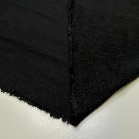 Late Nights Out - French Terry Natural Blend Knit - Black - 1.7M Bundle