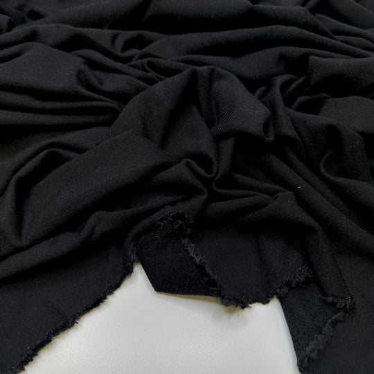 Late Nights Out - French Terry Natural Blend Knit - Black - 1.7M Bundle