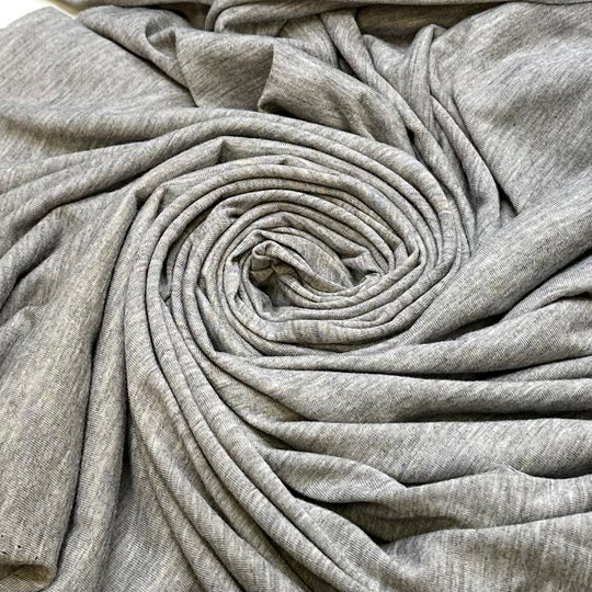 Summer Thunderstorms - Jersey Poly/Lyocell Knit - Light Grey - 1.05M Bundle