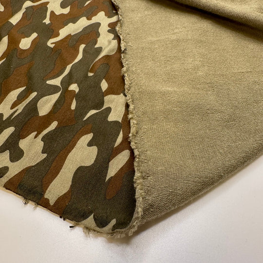 You Can Find Me In The Forest - French Terry Natural Blend Knit - Green/Brown Camo - 2M Bundle