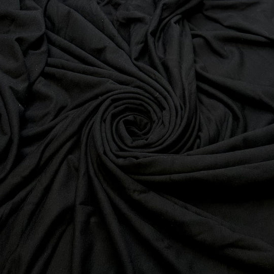 Setting Up My Vacation Responder - French Terry Natural Blend Knit - Black - 1.6M Bundle