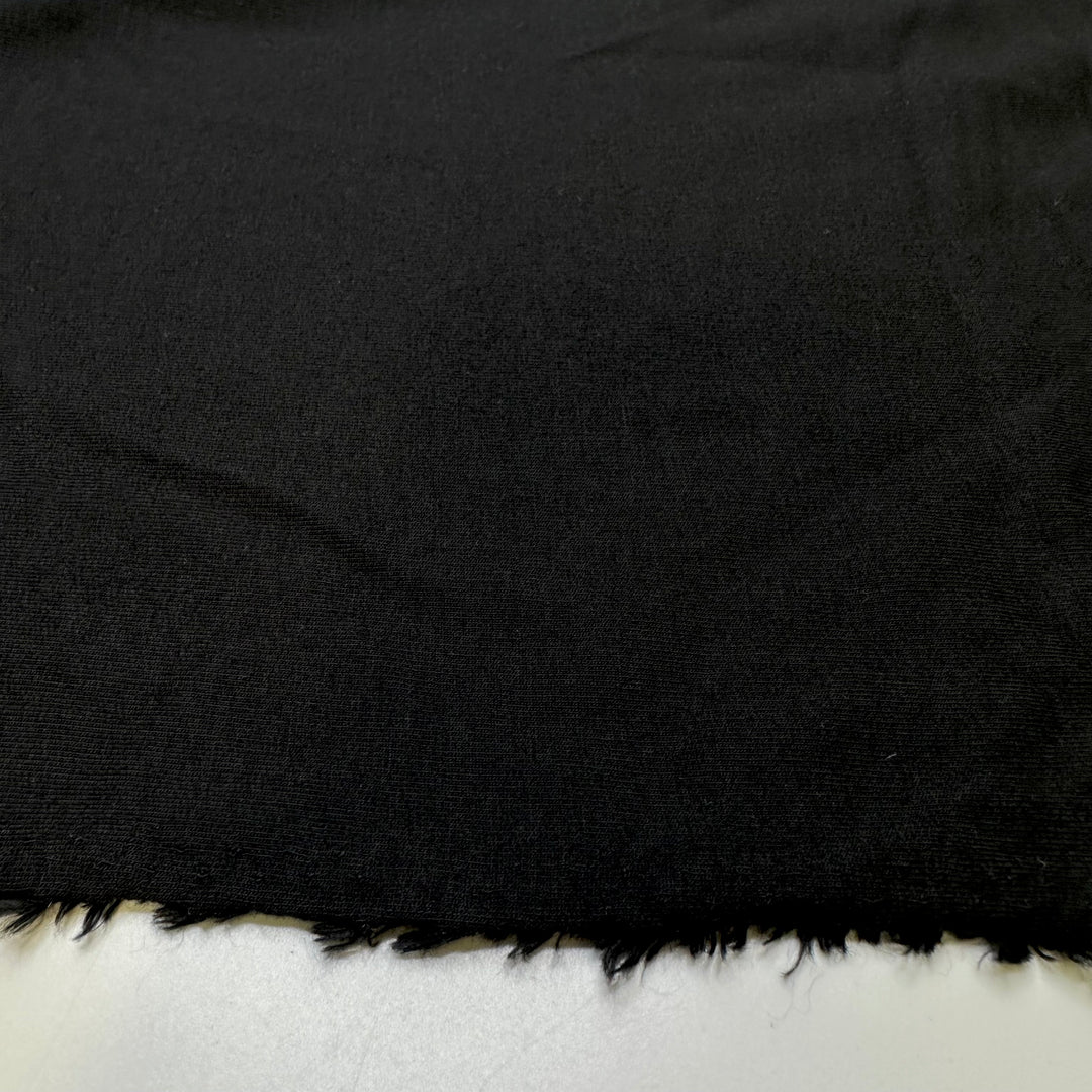 Setting Up My Vacation Responder - French Terry Natural Blend Knit - Black - 1.6M Bundle