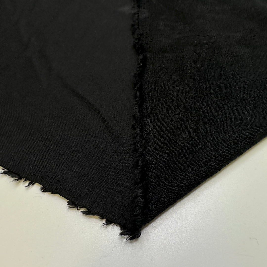 Setting Up My Vacation Responder - French Terry Natural Blend Knit - Black - 1.6M Bundle
