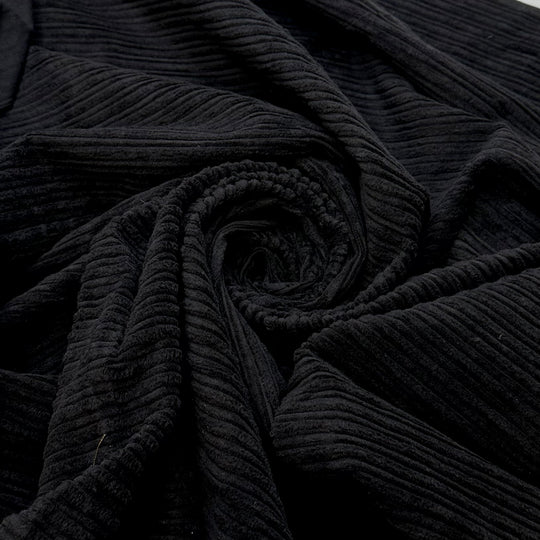 More Family Time - Cotton Blend Woven - Black - 1.4M Bundle