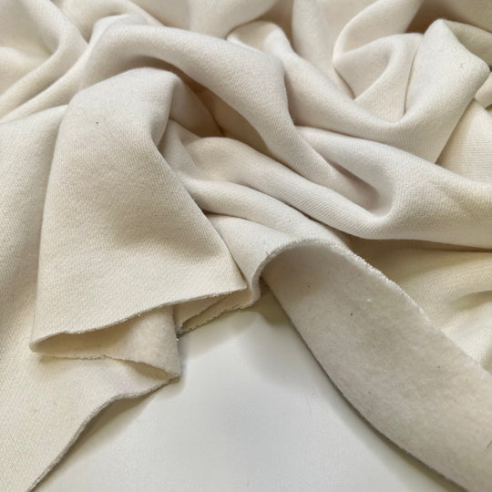 Craving Snowcones - Jersey Fleece Cotton Blend Knit - White - 1.1M Bundle