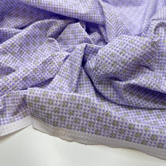UB - Frolic Through The Field - Cotton/Poly Woven - Light Purple Floral - 1.9M Bundle