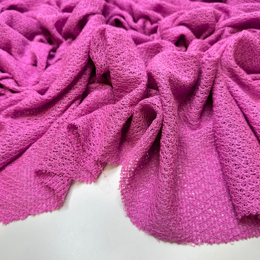 UB - Cotton Candy Art - Polyester Blend Knit - Dark Pink - 1.25M Bundle
