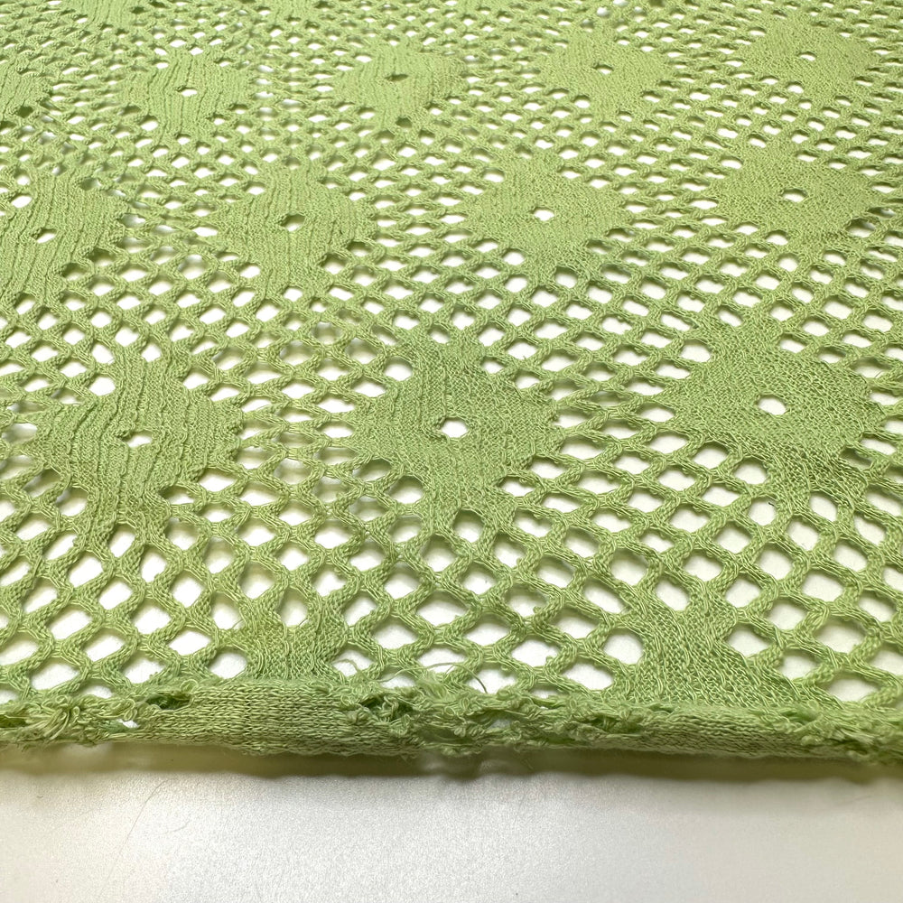 UB - Succulent Garden - Synthetic Blend Knit - Light Green Geometric - 1M Bundle