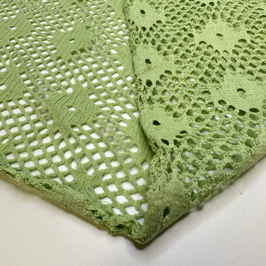 UB - Succulent Garden - Synthetic Blend Knit - Light Green Geometric - 1M Bundle