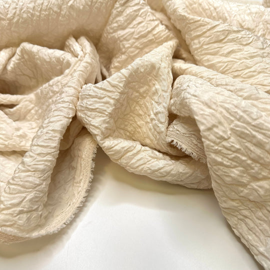 UB - Big Fluffy Clouds - Polyester Blend Woven - Cream - 1.4M Bundle