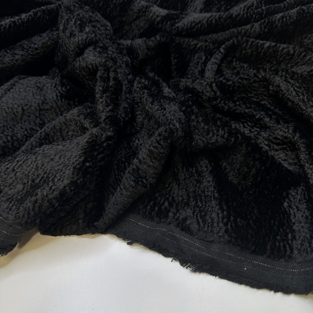 UB - Seeing A Bear On A Hike - Cotton Blend Woven - Black - 1M Bundle