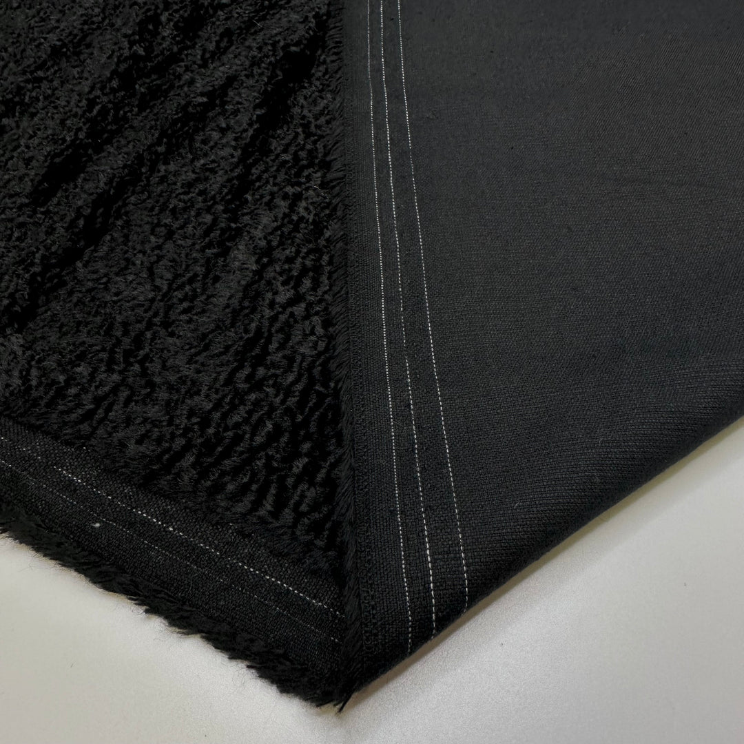 UB - Seeing A Bear On A Hike - Cotton Blend Woven - Black - 1M Bundle