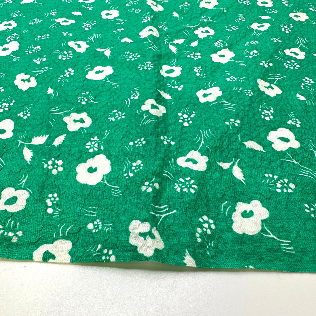 UB - I Want To Be A Florist - Natural Blend Woven - White/Green Floral - 1.55M Bundle