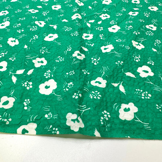 UB - I Want To Be A Florist - Natural Blend Woven - White/Green Floral - 1.55M Bundle